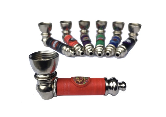 Metal Smoking Pipe with Silicone O Rings